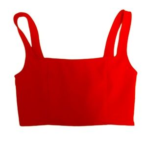 Red crop top!